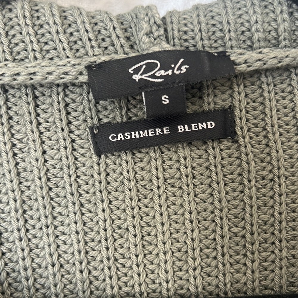 Rails Cashmere Blend Hooded Sweater - Picture 2 of 5